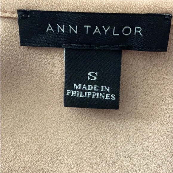 Ann Taylor subtly sheer and ruffle sleeves blouse - Picture 8 of 8